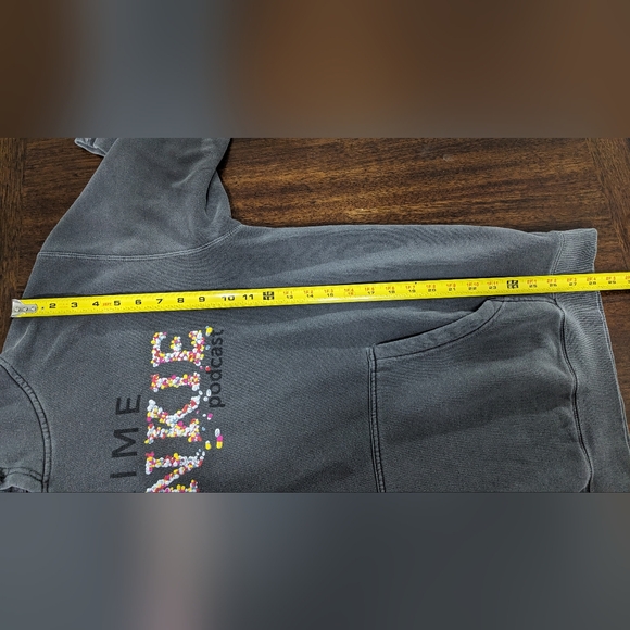 Crime Junkie Podcast Pill Logo Pullover Hoodie Sweatshirt, Size Large - Picture 6 of 7